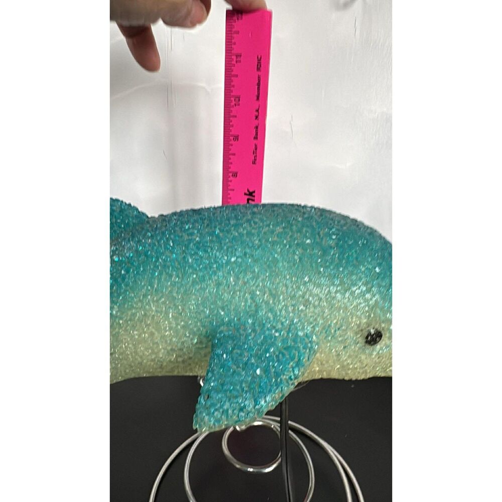 Vintage Melted Popcorn Blue Light Night Light WORKS - Picture 4 of 6